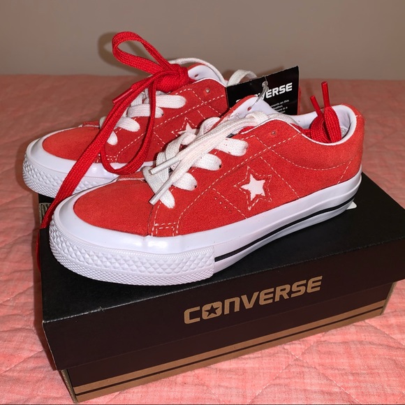 boys red converse shoes